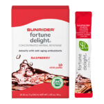 Fortune Delight Raspberry -10pk - 3g Stick Pack www.SunHealthAz.com SunHealthaz@gmail.com