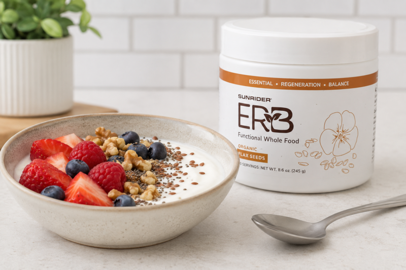 Antioxidant Berry Yogurt Bowl with ERB